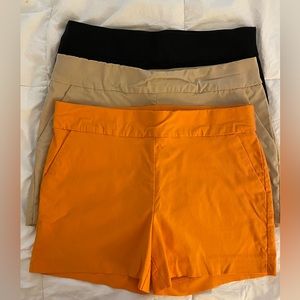 NY & CO Three pairs of pull on XL shorts